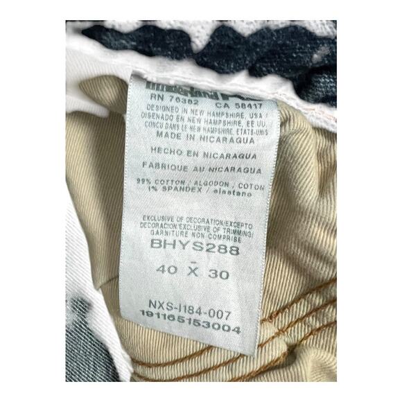 Timberland Pro Straight Mens Jeans 40x30 Distressed Grunge Utility Gorpcore - Picture 3 of 4